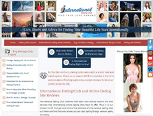 Tablet Screenshot of internationaldatingclub.com